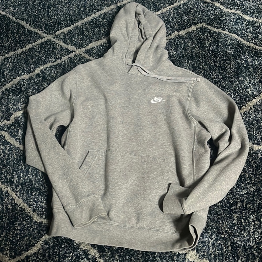 NIKE GREY SWEATSHIRT HOODIE